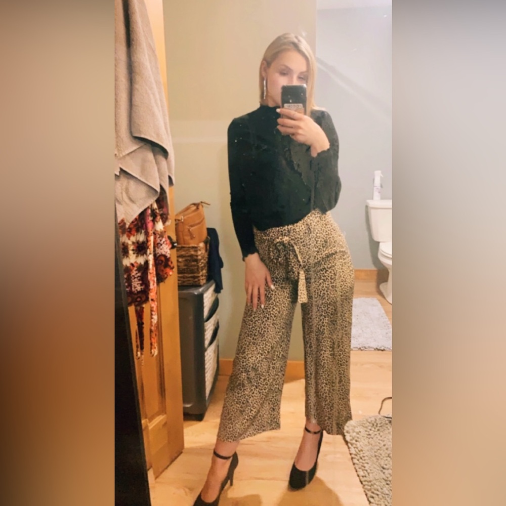 Cheetah Print Dress Pants 🐆👖